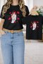 T-Shirt Mother Daughter Combination Oversized – Mother & Child Twin T-Shirt Love-Mom Print (Single Price)