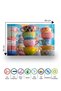 Colorful Ceramic Coffee Cups Uv Printing on Tempered Glass Cutting Board 30X40 cm Size - Bckt056 - 7