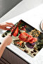 Tempered Glass Cutting Board with Garden and House View, 30X40 cm Size, Uv Printing - Bckt060 - 5