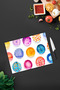 Colorful Watercolor Dot Patterned Tempered Glass Cutting Board 30X40 cm Size Uv Printing - Bckt051 - 2