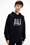 Unisex Kids Black Muhammad Ali Write Boxing Printed Hooded Sweatshirt