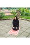 Portable Pocket Prayer Mat for Travel, Foldable Prayer Mat, Perfect Ramadan Gift (Brick Color) - 3