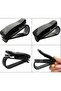 Car Auto Sun Visor Mounted with Latch Sunglasses Holder Clip - 5