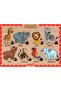Wooden English Forest Animals Educational-Learning Puzzle