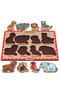 Wooden French Forest Animals Educational-Learning Puzzle - 4