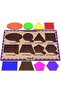 Wooden French Geometric Shapes Educational-Tutorial Puzzle - 4
