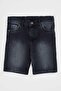 Boys Slim Fit Regular Waist Jean Bermuda - 4