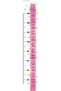 - Height Chart with Sticker - Pink Castle - 2