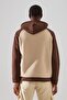 Stone Regular/Normal Cut Hooded Embroidered Color Block Sweatshirt Tmnaw22Sw0334 - 5