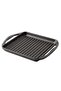22X32Cm Cast Iron Metal Rectangular Grill Pan with Handles - 2