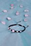 Natural Stone Bracelet with Morganite Stones -300161