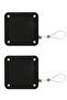 2 Pieces Fire Resistant Surface Mounted Automatic Closing Quick Automatic Door Closer Suitable for All Doors