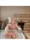 2-Piece Silicone Baby Feeding Set - Teether Spoon Vacuum Plate Pink - 3