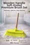 Boxed ❤️   Wooden Handle Set ❤️   Car Wash Bathroom Cleaning Brush Balcony ❤️   Soft Tip Brush ❤️ - 2