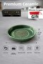 Artistic Glaze Green Handmade Multi-Purpose Grater Plate Vegetable & Fruit Grater Pit Plate Diet Plate - 5
