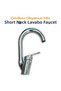 Ocean Mix Short Swan Sink Faucet – Chrome Plated Sink Tap - 2