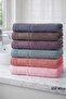 6-Piece Hand and Face Towel Set 50X90 cm Pure Cotton - 2