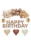 Retro Soft Color Set Balloon Chain Birthday Party Set Decoration - 3
