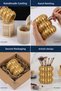 Makeup Organizer Makeup Brush Holder Makeup Organizer Organizer Gold Color Model 75 - 8