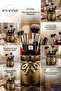 Makeup Organizer, Makeup Brush Holder, Makeup Organizer Set, Gold Antique Finish, Model 8 - 4