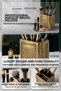 Makeup Organizer Makeup Brush Holder Makeup Organizer Organizer Gold Color Model 92 - 4