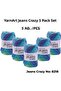 Yarn Art Jeans Crazy Knitting Yarn 8218 Punch Yarn 5-Pack