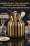 Makeup Organizer Makeup Brush Holder Makeup Organizer Organizer Gold Antique Color Model 79 - 2