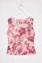 Pink Tulle Sleeveless Knitted Plus Size Blouse Tbbss25Af00125 - 3