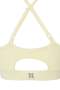 Sarı Sırt Pencere/Cut Out Detaylı Destekli/Şekillendirici Askılı Örme Spor Sütyeni THMSS25SS00010 - 7