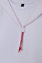 Red-White 2-Piece Girls' Plain Knitted T-Shirt Tkdss26Ts00028 - 9