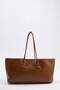Tile Brown Knitted Detailed Women's Midi Shoulder Bag Takss26Oc00025 - 2