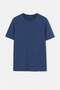 Indigo - Gray Basic S Slim Fit Narrow 100% Cotton 2-Pack T-Shirt Tmnss19Bo0075Tmnss19Bo0075 - 4