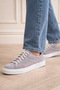 Ranger Gray Lace-Up Suede Leather Men's Sneaker Shoes