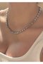 Star Full Tour Women's Silver Necklace - 3