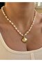 Oyster Shell Gold Women's Necklace - 2