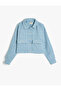 Tweed Jacket Long Sleeve Button Closure Pocket Detail