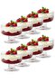 8-Piece Elegant Glass Dessert Cup Set with Footed Base - 6