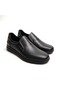 Men's Leather Comfort Casual Shoes S571 - Black - 43 - 4