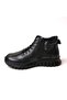 Women's Leather Casual Boots 1458-2 - Black - 41 - 3