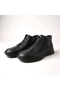 Women's Leather Casual Boots 1458-2 - Black - 41 - 4