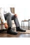 Men's Leather Comfort Casual Shoes S571 - Black - 43 - 6
