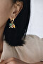 Palm Mussel Cocktail Earrings