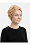 Sequined Lined Gold Ready-To-Wear Turban Hijab Evening Dress Bonnet - 6