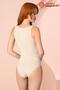 Women's Thick Strap Cotton Anti-Sweat Snap Fastener Bodysuit Tank Top - 2