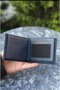 Forse Genuine Leather Convenient Navy Blue Men's Wallet with Plenty of Card Holders - 2