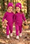 Unisex 3-Piece Ribbed Knit Baby Set - 3