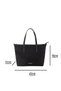 106 Burgundy Women's Shoulder Bag with Zipper and Cross Strap Faux Leather Tote & Shoulder Bag - 4