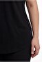 Women's Large Size Sleeveless Leather and Stone Detailed Black Blouse - 5
