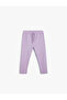 Flared Leggings Basic Ribbed Cotton