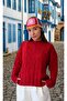 Una Fiaba Oversize Crew Neck Soft Textured Knitwear Sweater